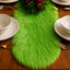 Faux Fur Table Runners – Elegant Decor for Every Occasion - Mint - Prismatic Fiber Arts