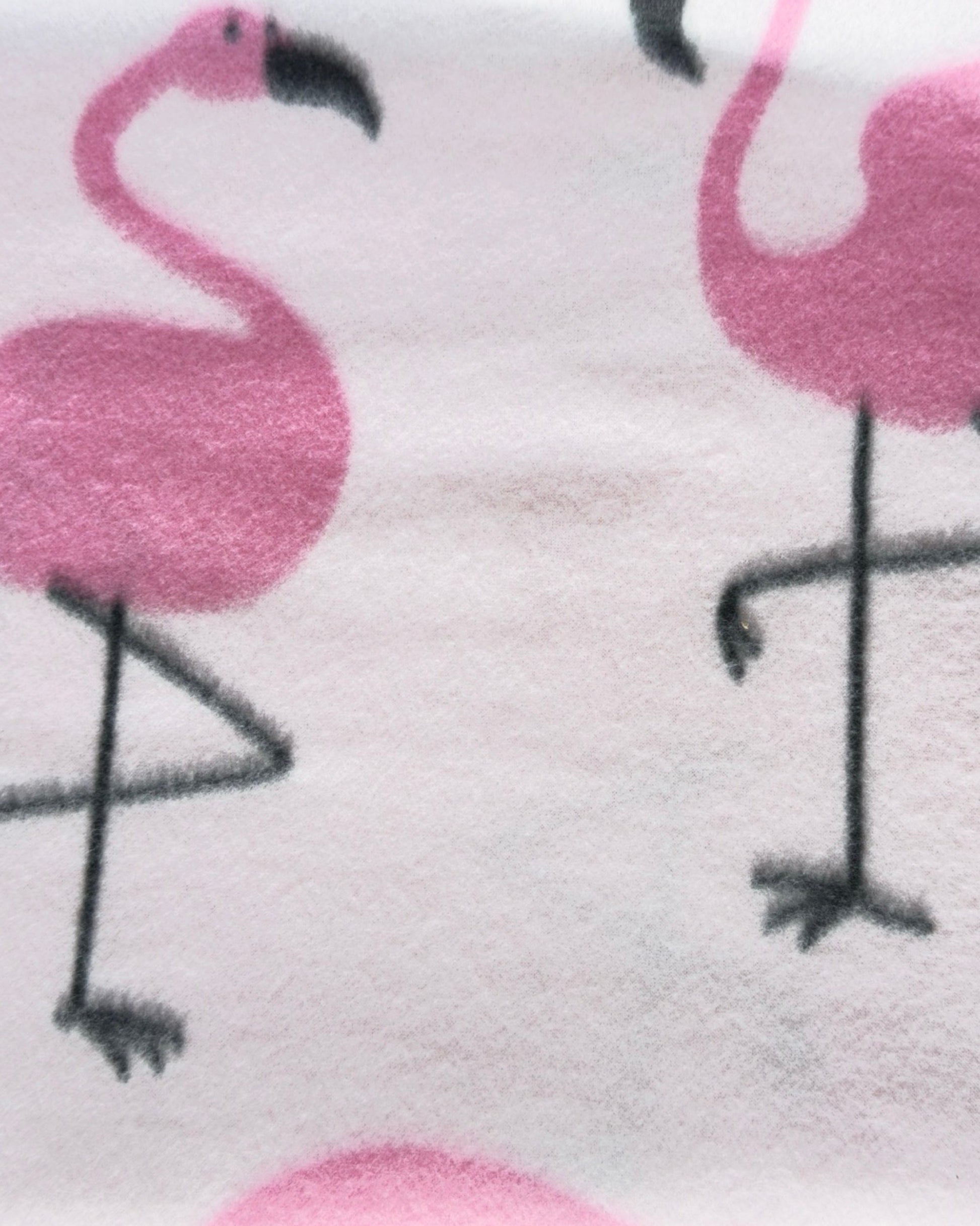 Pink Flamingo Print Anti-Pill Polar Fleece Fabric – 60 Inches Wide | Cozy & Fun | FabricLA - Prismatic Fiber Arts