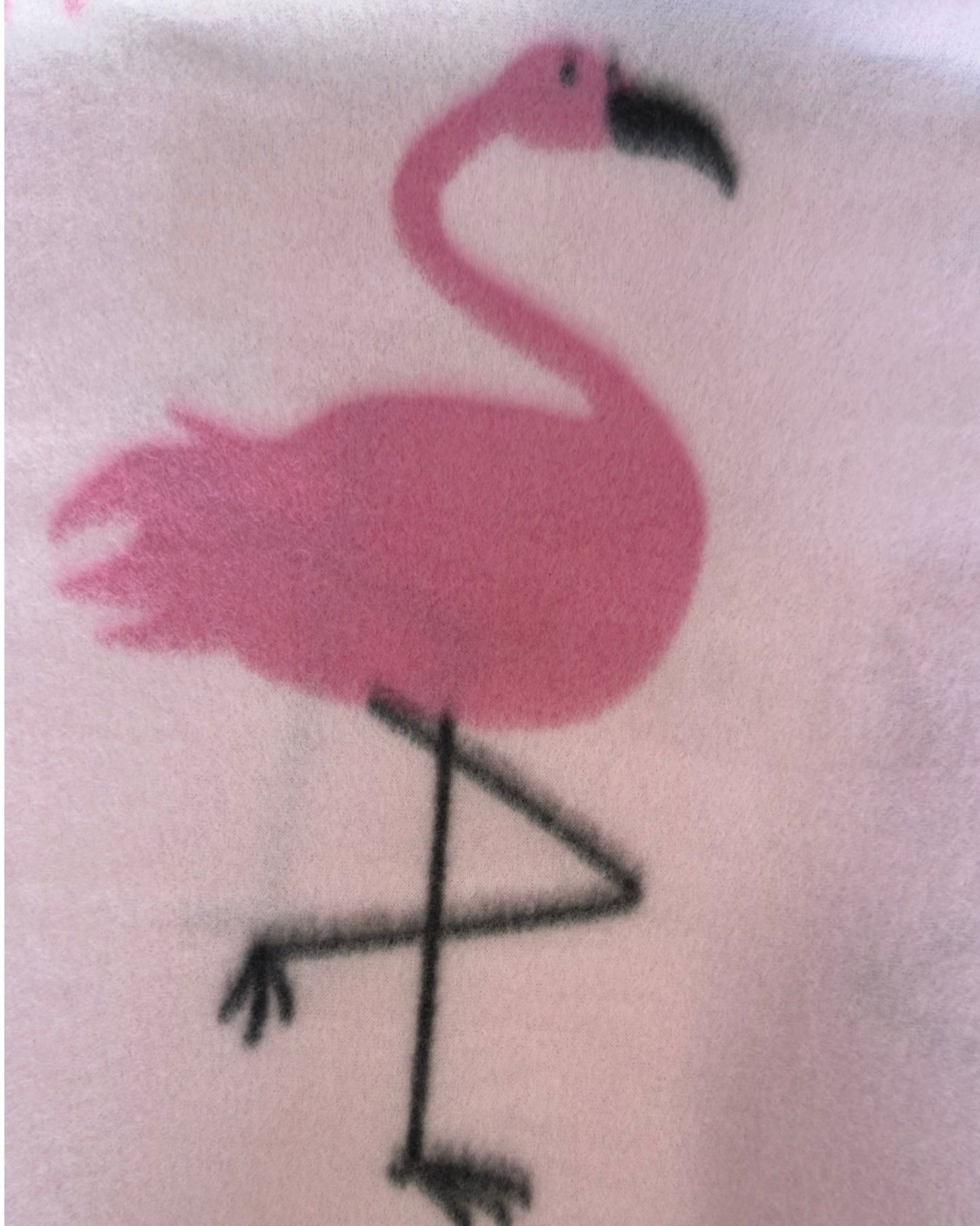 Pink Flamingo Print Anti-Pill Polar Fleece Fabric – 60 Inches Wide | Cozy & Fun | FabricLA - Prismatic Fiber Arts