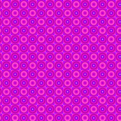 Flock Together Circle Square Magenta Cotton 44"/45" Fabric Per Yard - Prismatic Fiber Arts
