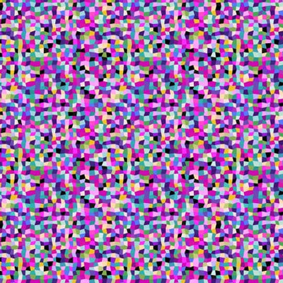 Flock Together Fractal Jewel Cotton 44"/45" Fabric Per Yard - Prismatic Fiber Arts