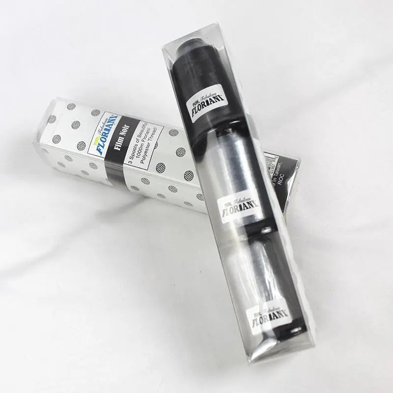 Floriani Thread  3 SPOOL SET - FILM NOIR GRAY - Prismatic Fiber Arts