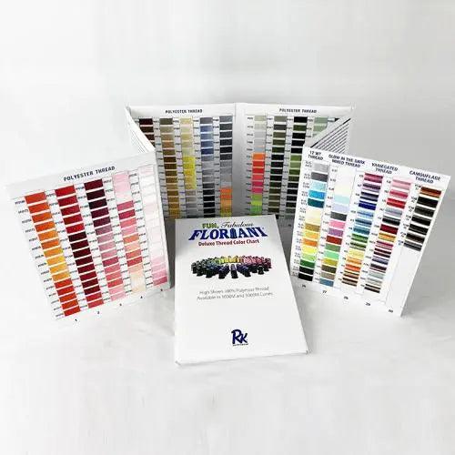 Floriani Thread Chart (actual thread within) - Prismatic Fiber Arts