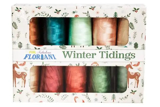 Floriani Thread  - Winter Tidings 10 ct set - Prismatic Fiber Arts