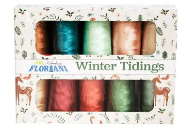 Floriani Thread  - Winter Tidings 10 ct set - Prismatic Fiber Arts