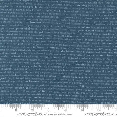 Flower Pot Navy 44"/45" Fabric Per Yard - Prismatic Fiber Arts