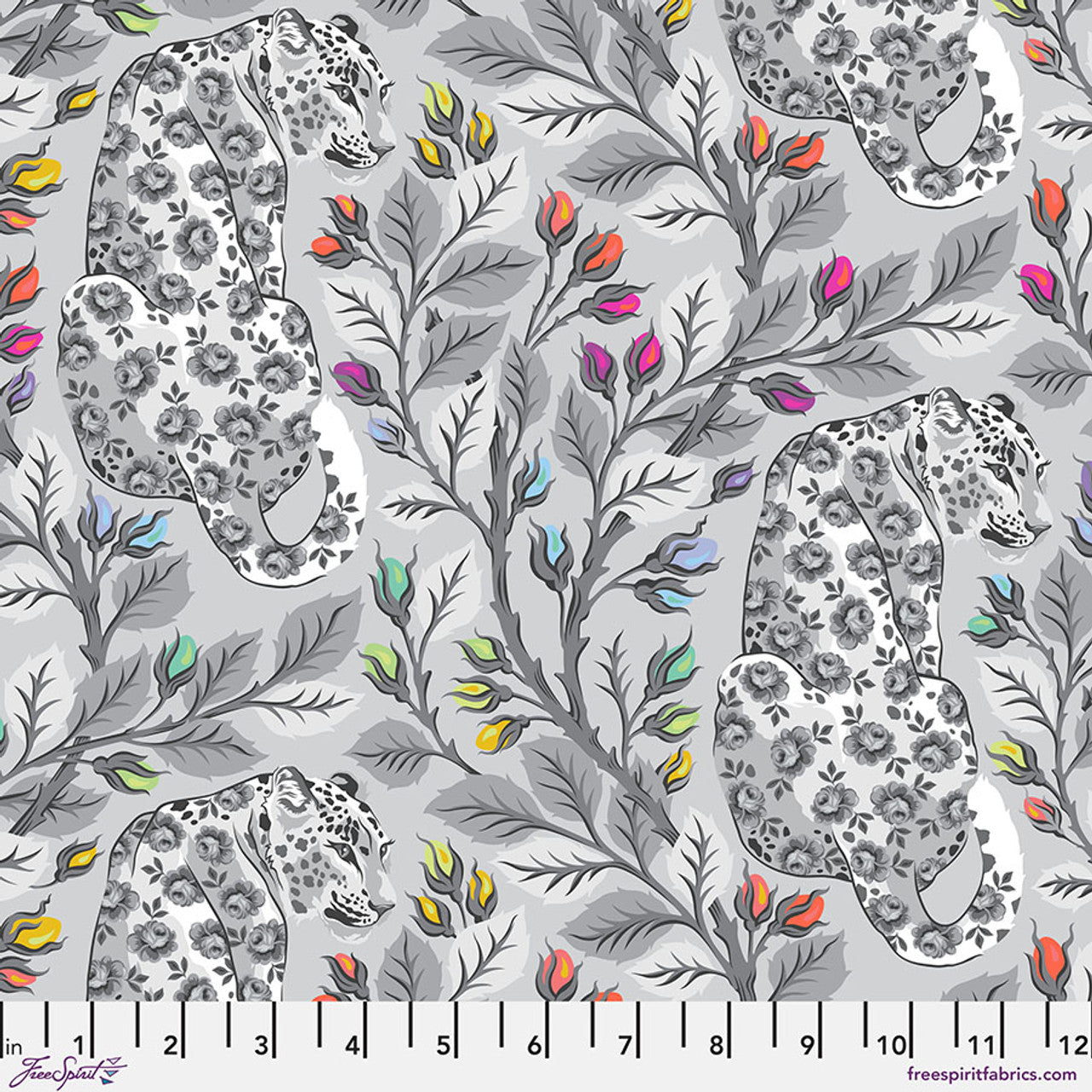 Fog Beautymark Graywork 43/44" Cotton Fabric Per Yard - Prismatic Fiber Arts