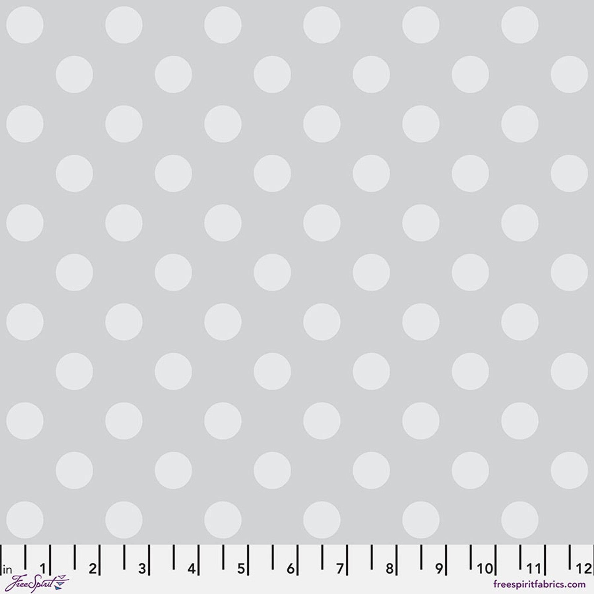 Fog Pom Pom True Colors 43/44" Cotton Fabric Per Yard - Prismatic Fiber Arts
