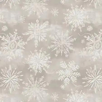 Fog Snowfall Cotton Wideback Fabric per yard - Prismatic Fiber Arts