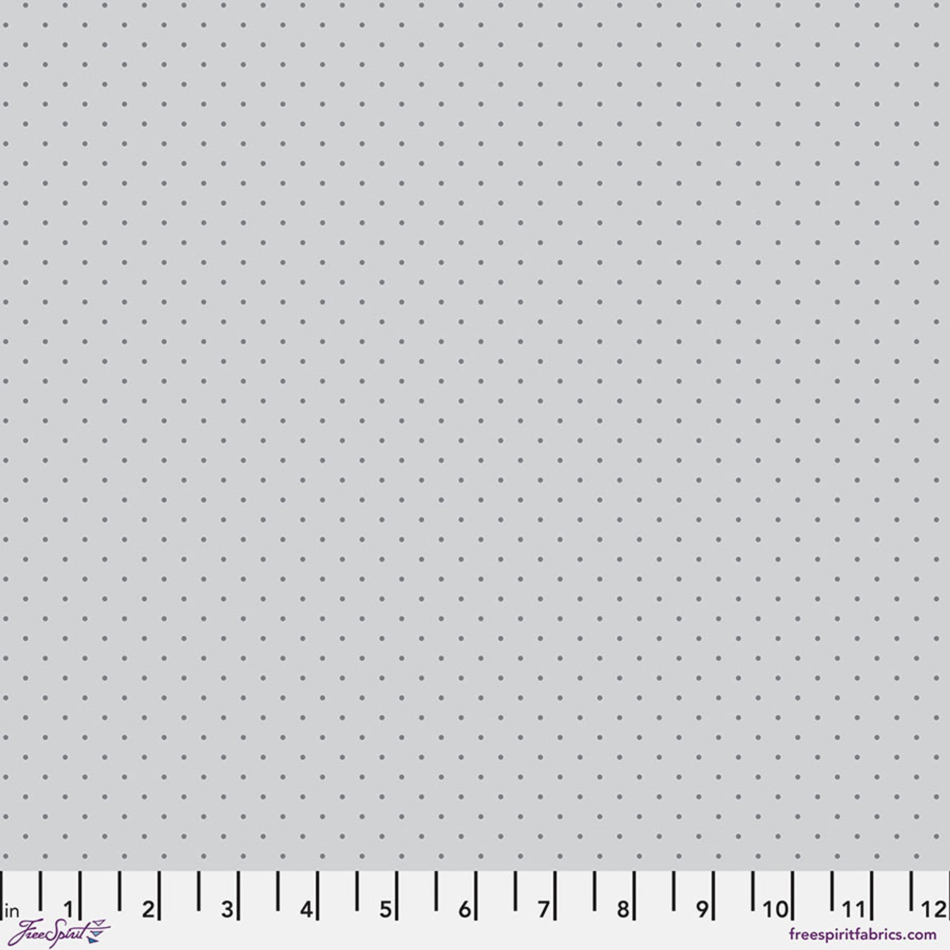 Fog Tiny Dots True Colors 43/44" Cotton Fabric Per Yard - Prismatic Fiber Arts