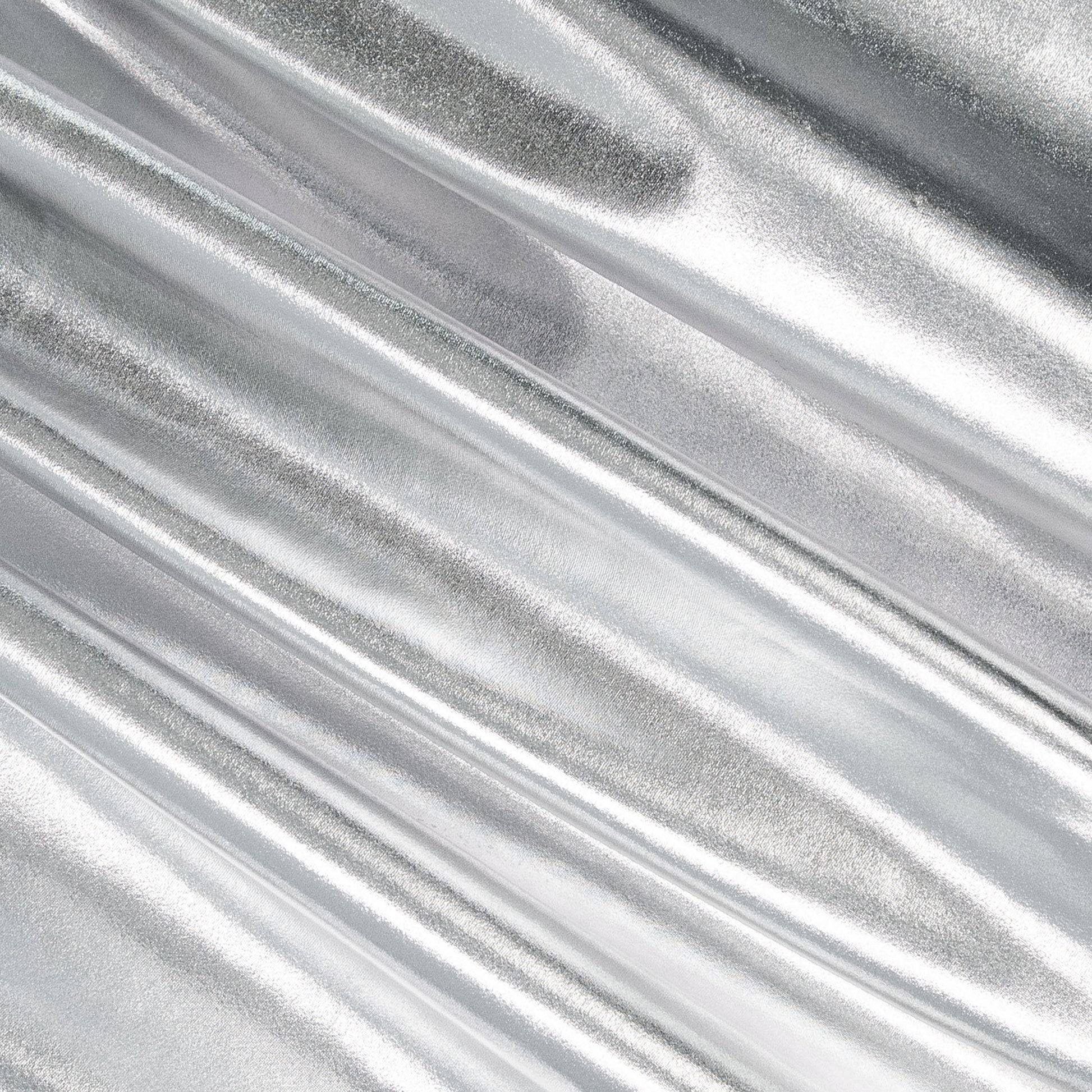Metallic Lame Foil Spandex Knit Fabric | Many Colors - Prismatic Fiber Arts
