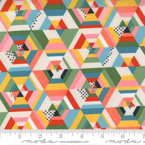 Frankie Kaleidoscope Pearl Multi 44"/45" Fabric Per Yard - Prismatic Fiber Arts