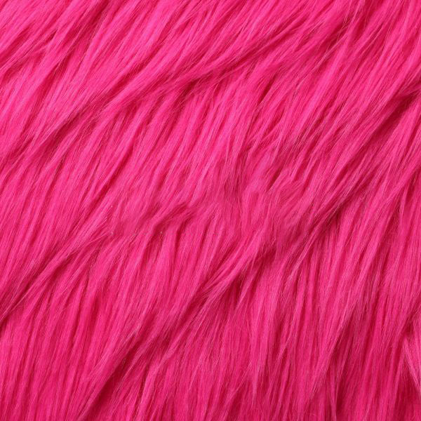 Luxury Long Pile Shaggy Faux Fur Fabric - Prismatic Fiber Arts
