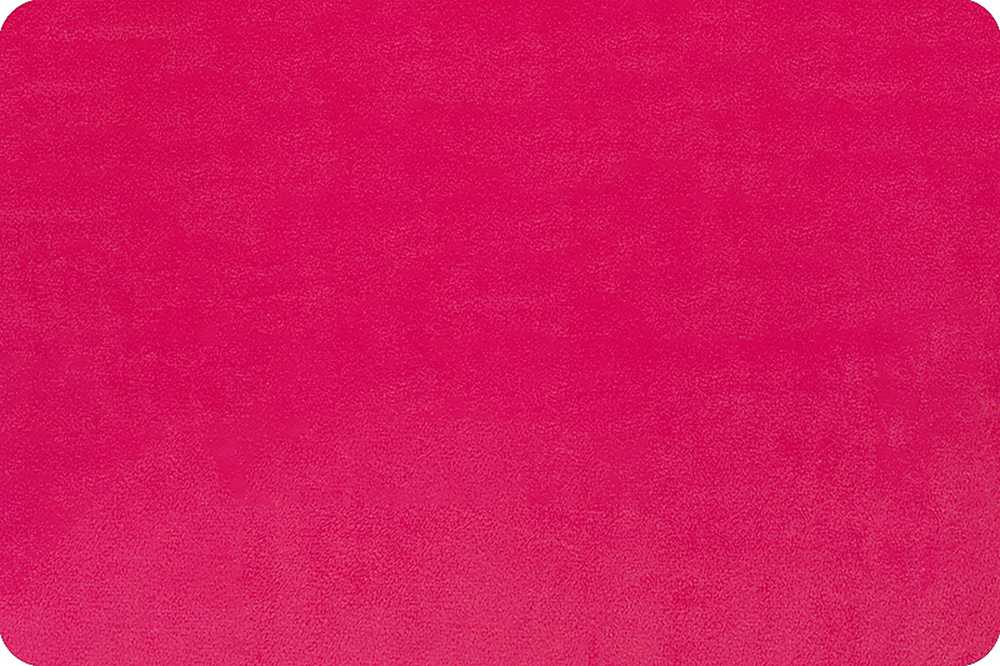 Fuchsia Solid Cuddle 3 58/60" Fabric ( 1 1/4 yard pack ) - Prismatic Fiber Arts