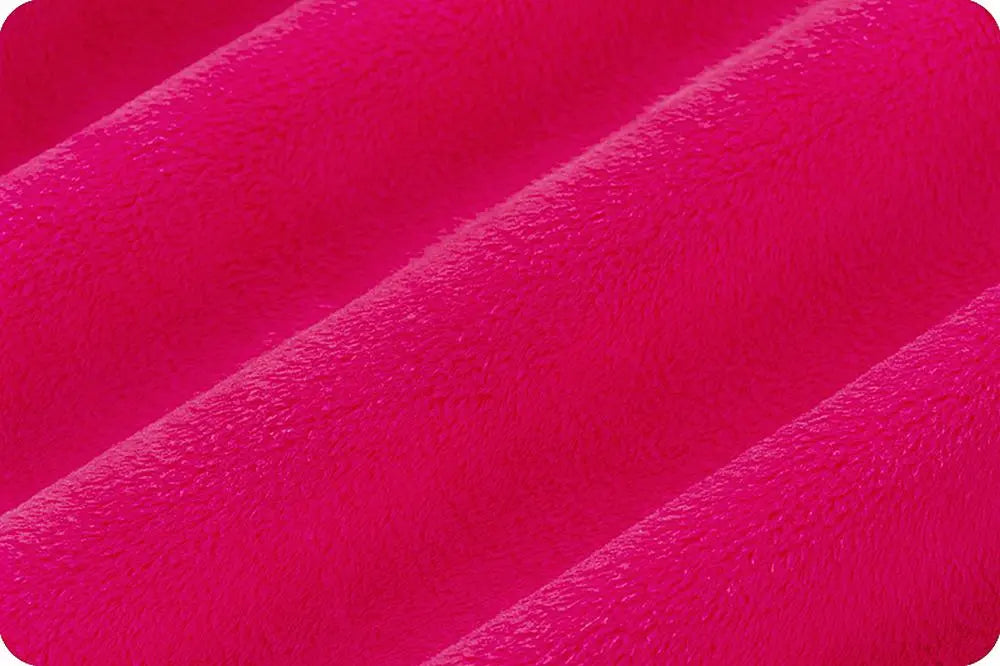Fuchsia Solid Cuddle 3 58/60" Fabric ( 1 1/4 yard pack ) - Prismatic Fiber Arts