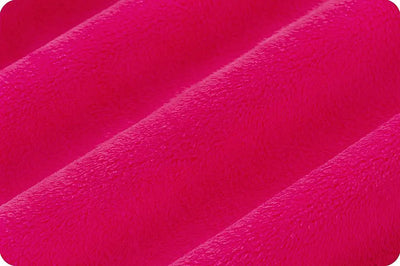 Fuchsia Solid Cuddle 3 58/60" Fabric ( 1 1/4 yard pack ) - Prismatic Fiber Arts