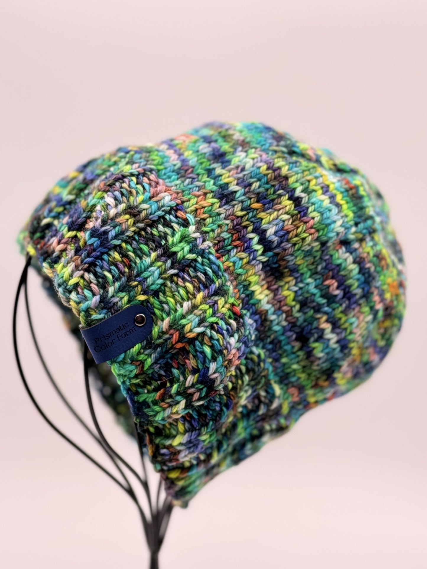 Tiki Bar Beanie - Prismatic Fiber Arts