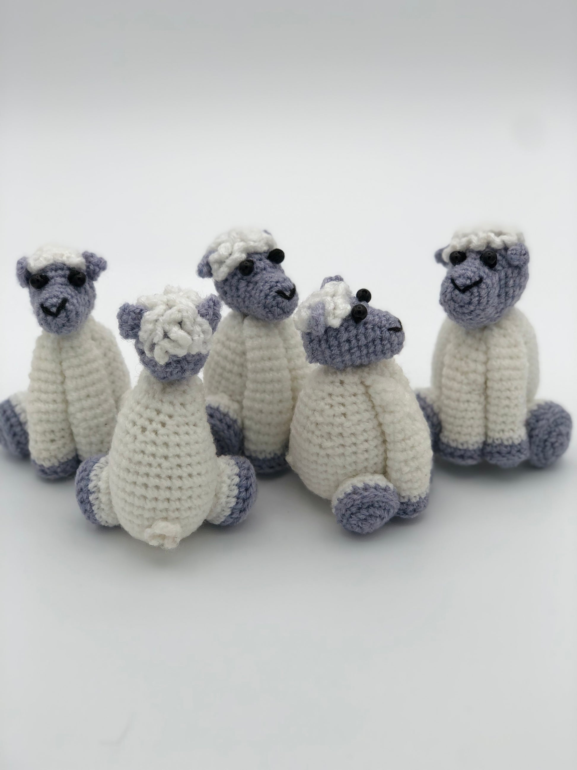 Amigurumi Sitting Sheep - Prismatic Fiber Arts
