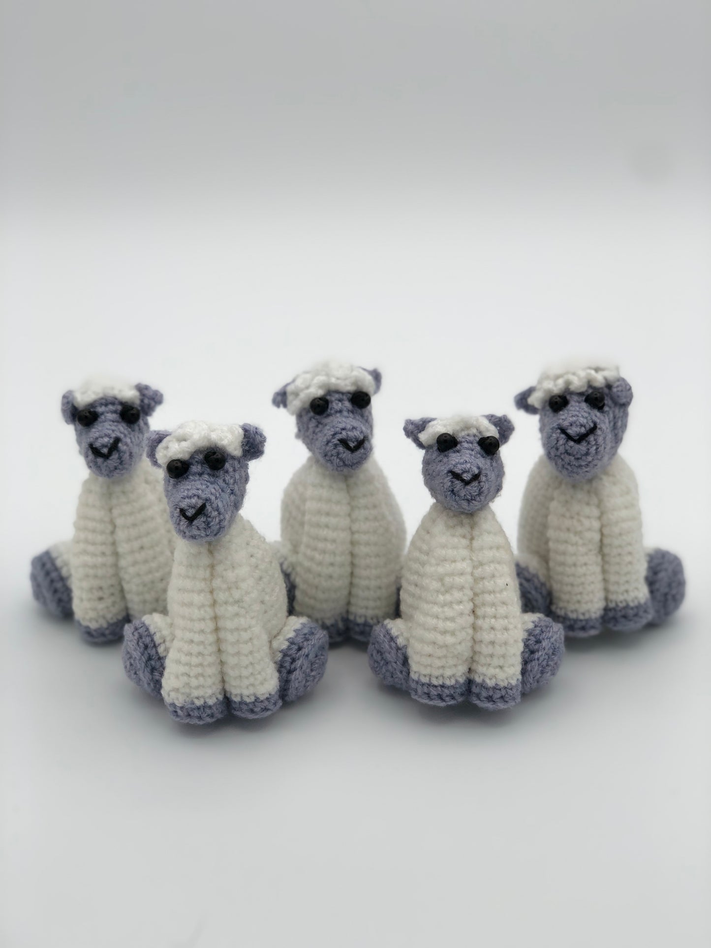 Amigurumi Sitting Sheep - Prismatic Fiber Arts