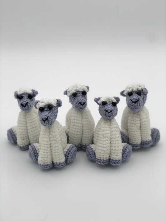 Amigurumi Sitting Sheep - Prismatic Fiber Arts