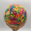 Hot Pink Rainbow Beanie - Prismatic Fiber Arts