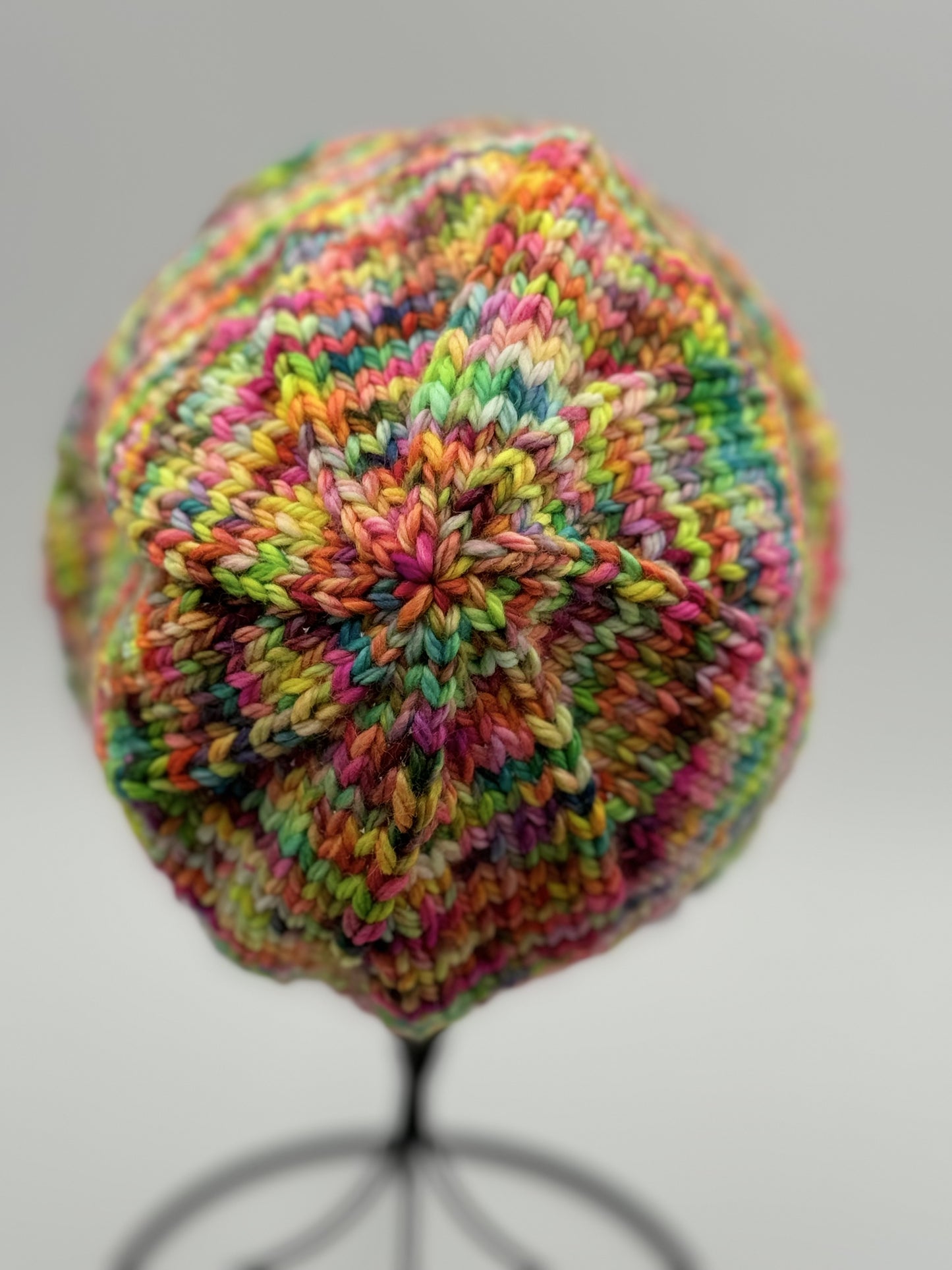 Unicorn Barf Beanie - Prismatic Fiber Arts