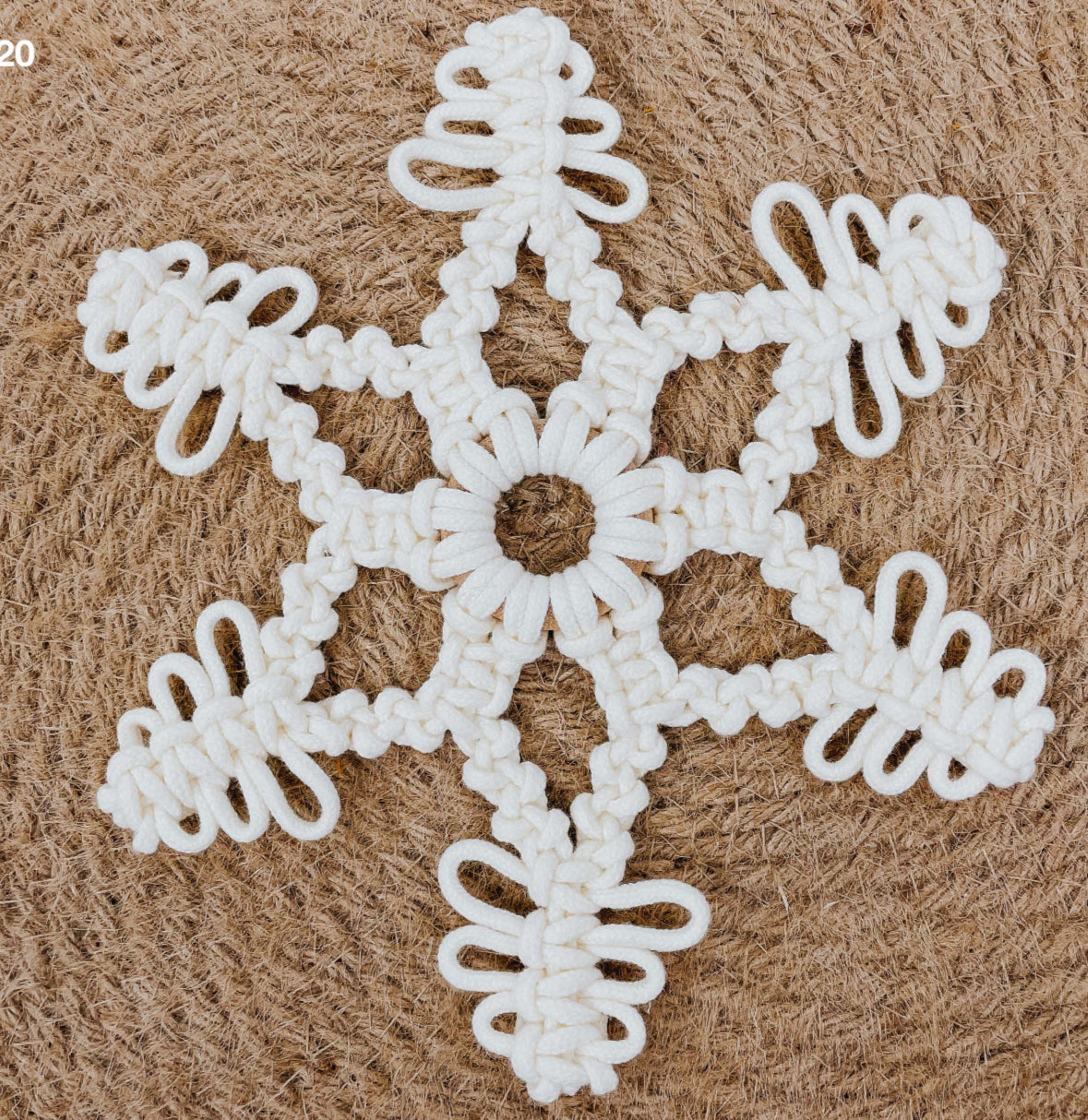 DIY Macrame Snowflake - Prismatic Fiber Arts
