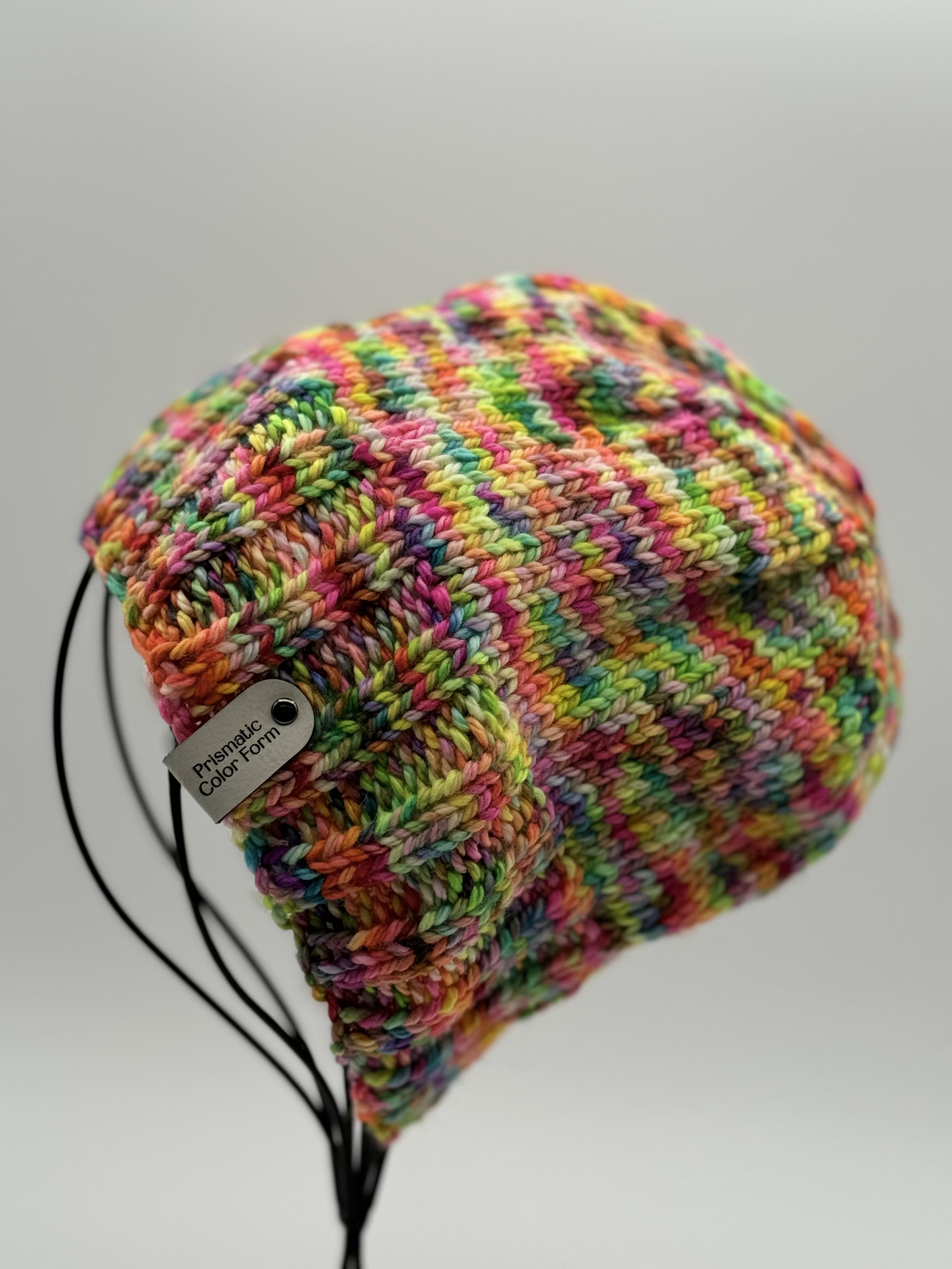 Unicorn Barf Beanie - Prismatic Fiber Arts