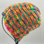 Hot Pink Rainbow Beanie - Prismatic Fiber Arts