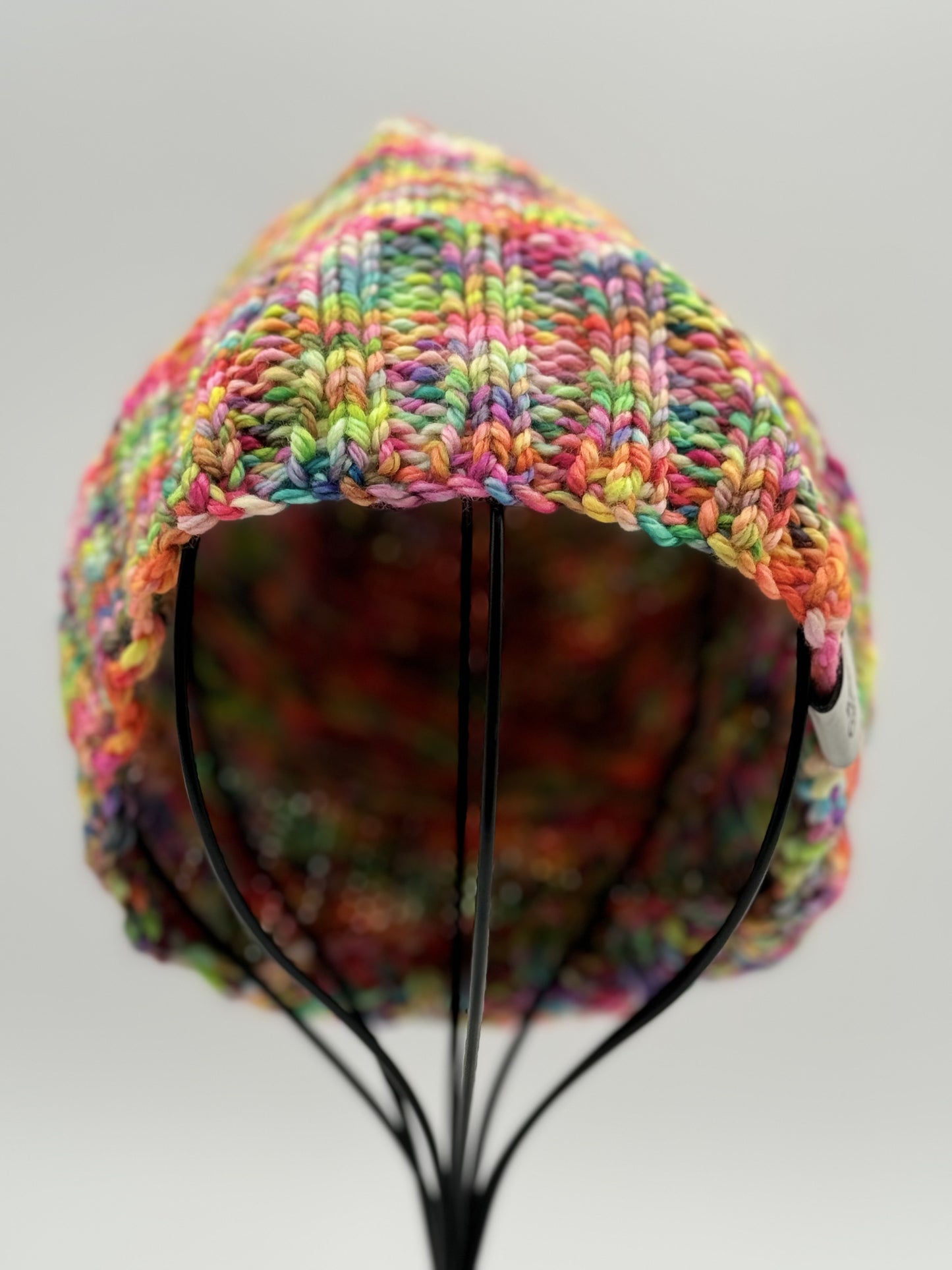 Unicorn Barf Beanie - Prismatic Fiber Arts