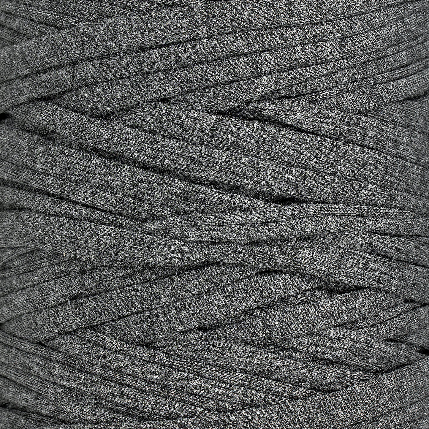 Recycled T-Shirt Fabric Yarn - Heather Gray Color - Prismatic Fiber Arts