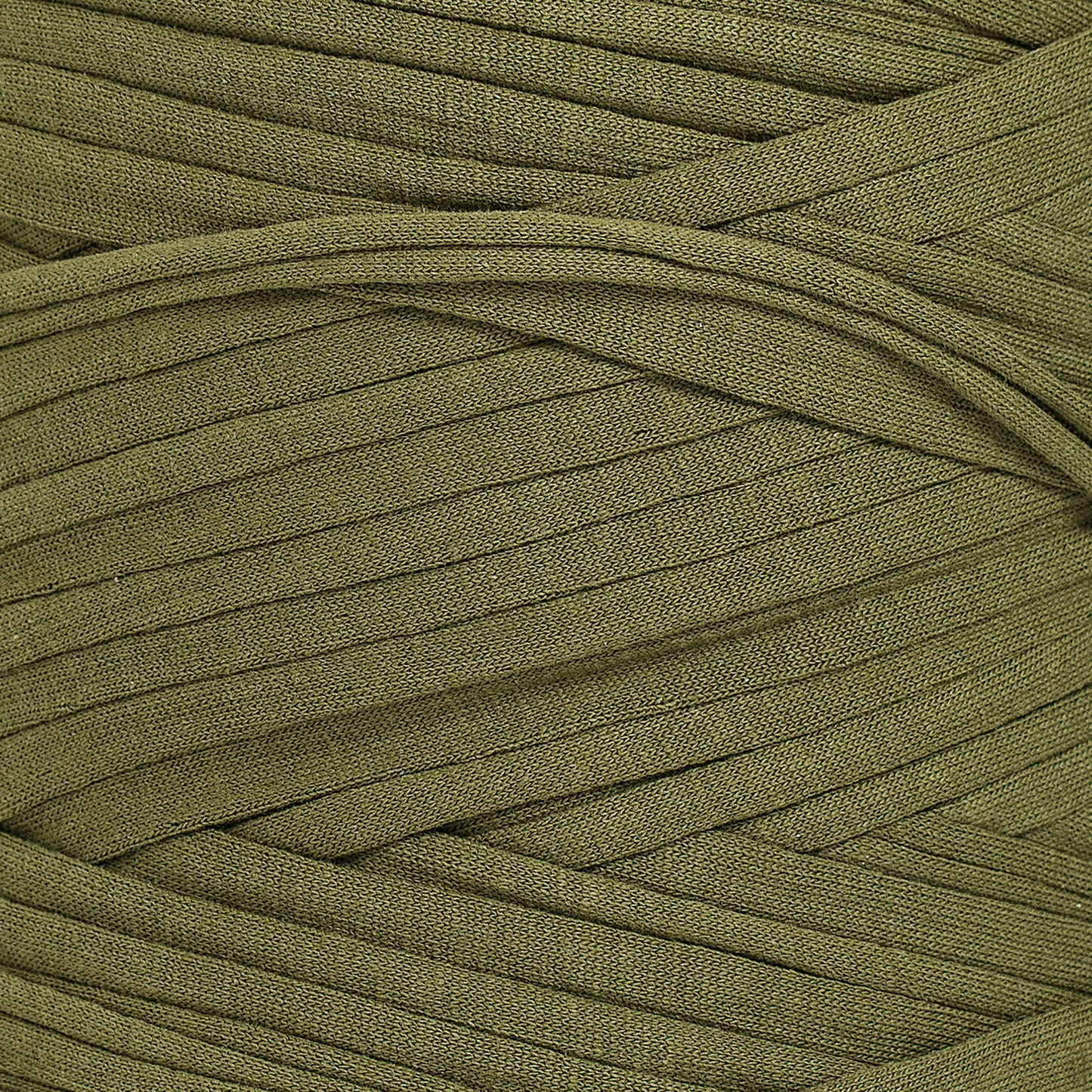 Recycled T-Shirt Fabric Yarn - Greenery Color - Prismatic Fiber Arts