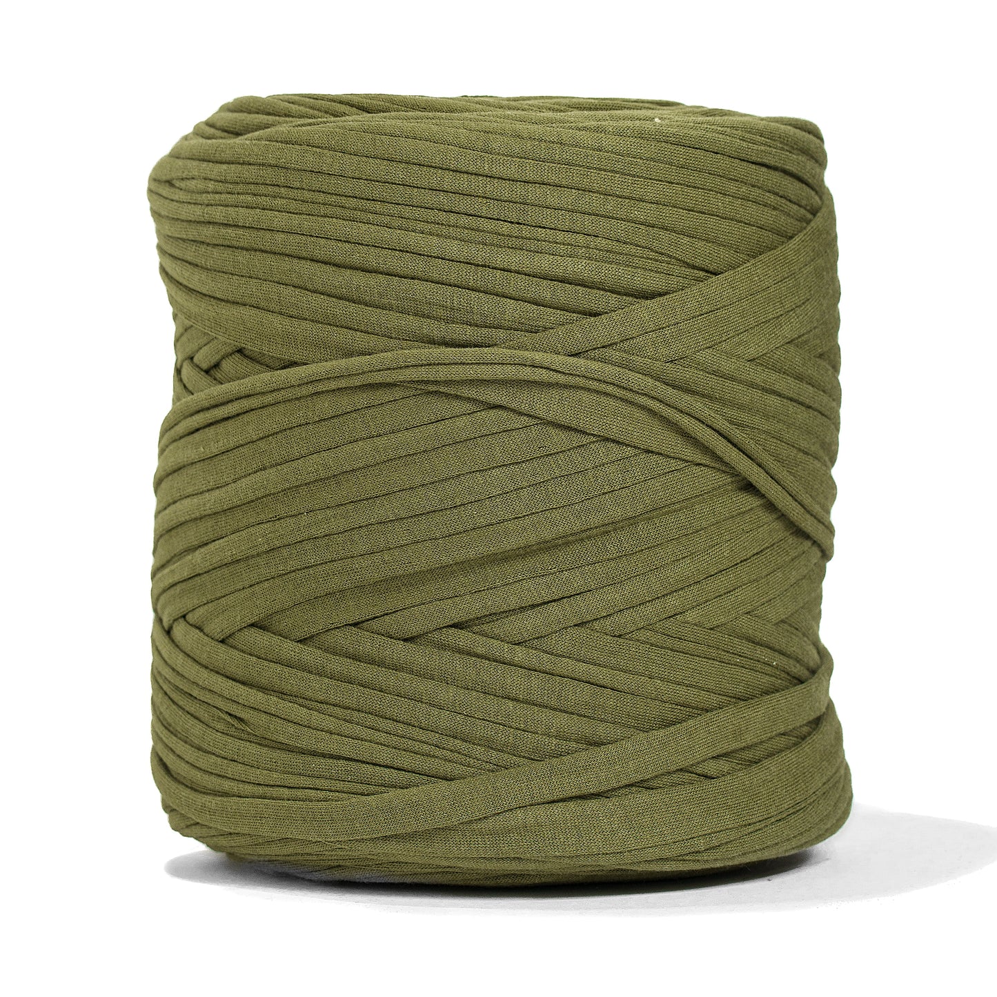 Recycled T-Shirt Fabric Yarn - Greenery Color - Prismatic Fiber Arts