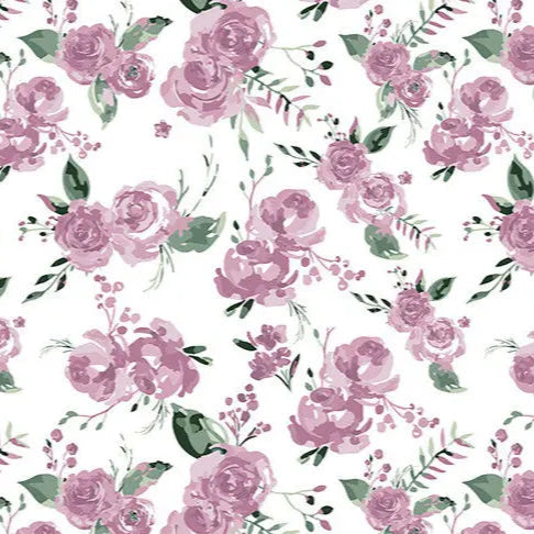 Garden Bouquet Quilting Cuddle Snow Fabric per yard - Prismatic Fiber Arts