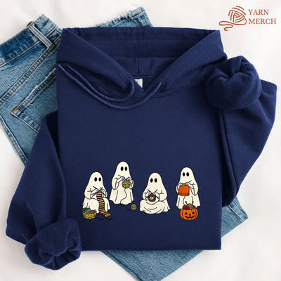 Ghost Stitchers Society Hoodie - Prismatic Fiber Arts