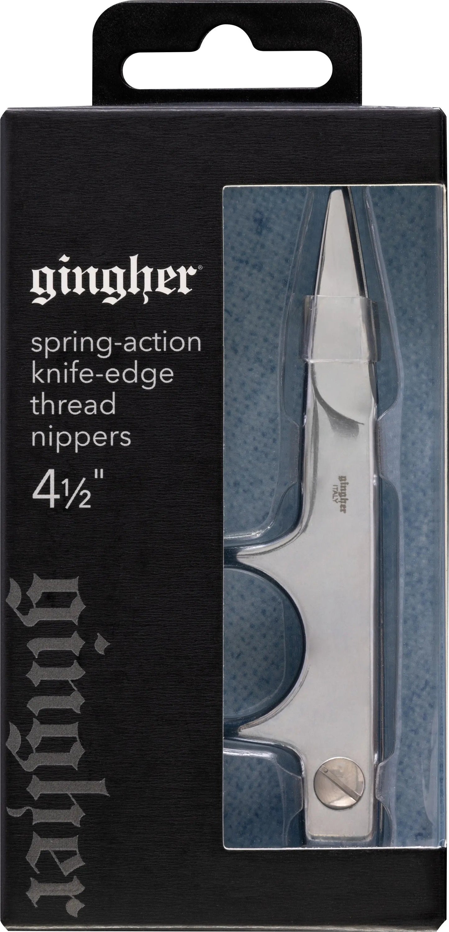 Gingher 4-1/2in Knife Edge Thread Snips - Prismatic Fiber Arts