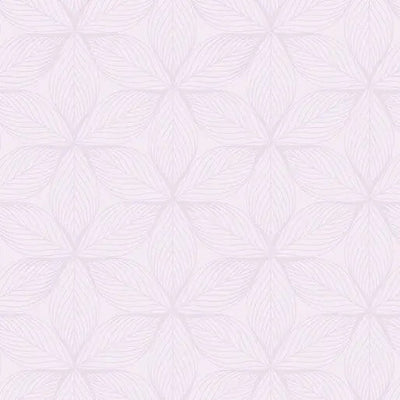 Go with the Flow Star Leaves Light Purple Cotton 44"/45" Fabric Per Yard - Prismatic Fiber Arts