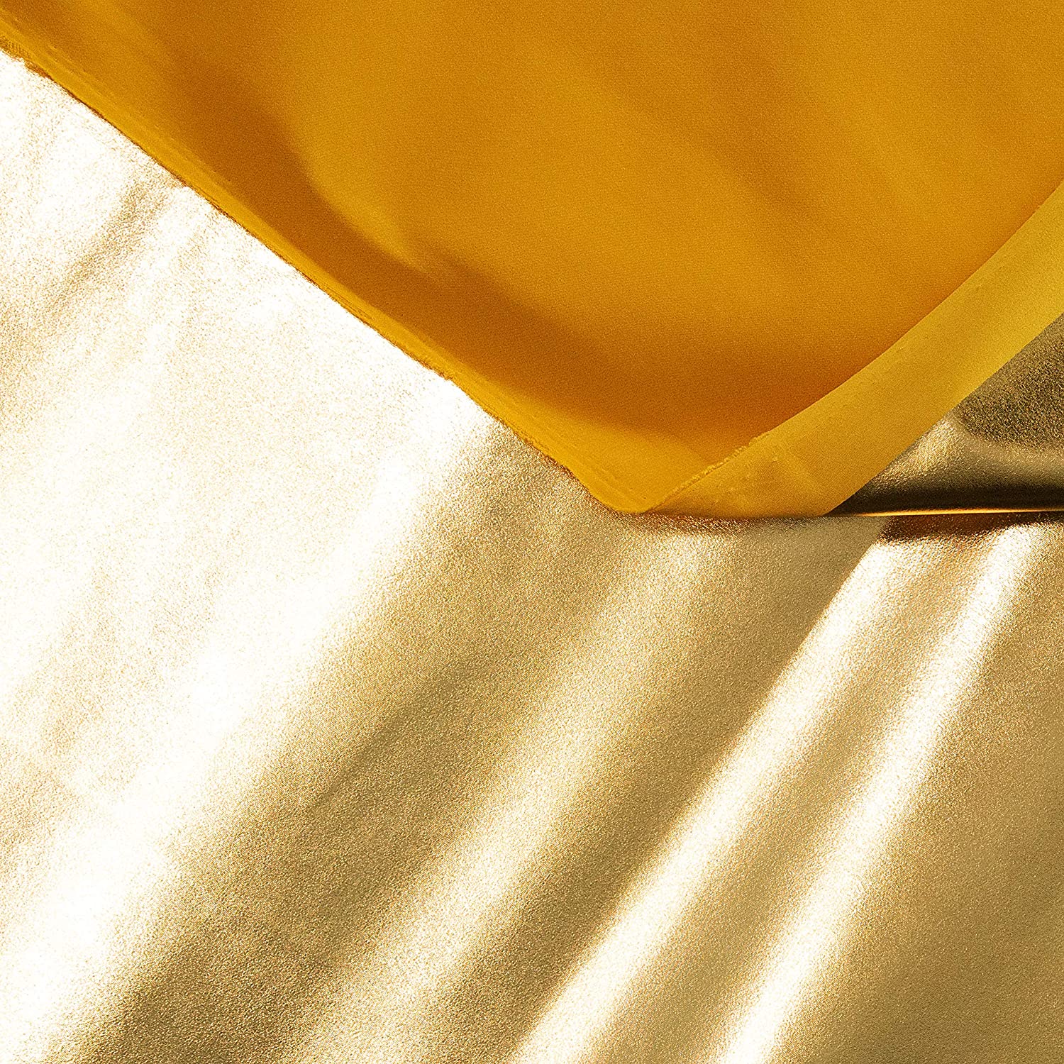 Metallic Lame Foil Spandex Knit Fabric | Gold - Prismatic Fiber Arts
