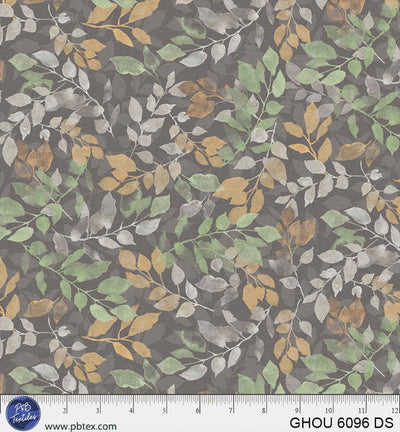 Golden Hour Deep Blue Allover Vines Cotton 44”/45” Fabric Per Yard - Prismatic Fiber Arts