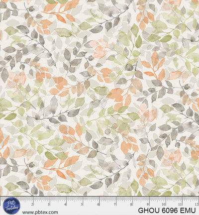 Golden Hour Earth Multi Allover Vines Cotton 44”/45” Fabric Per Yard - Prismatic Fiber Arts