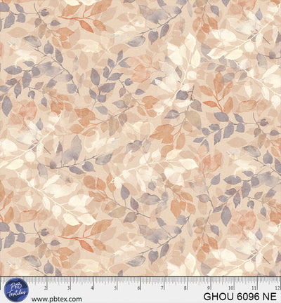 Golden Hour Natural Allover Vines Cotton 44”/45” Fabric Per Yard - Prismatic Fiber Arts