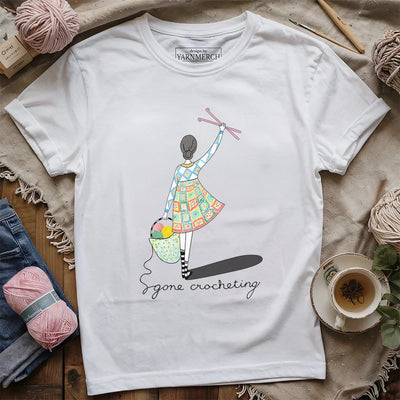 Gone Crocheting T-shirt - Prismatic Fiber Arts