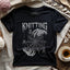 Gothic Knitter T-shirt - Prismatic Fiber Arts