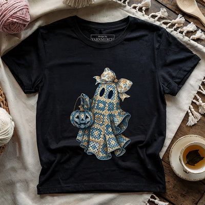 Granny Ghost T-shirt - Prismatic Fiber Arts
