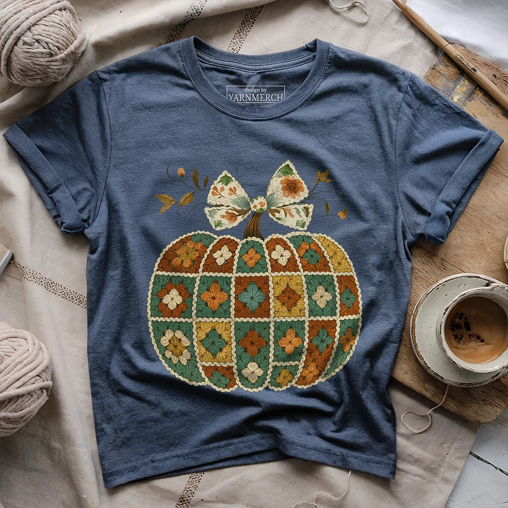 Granny’s Pumpkin T-shirt - Prismatic Fiber Arts