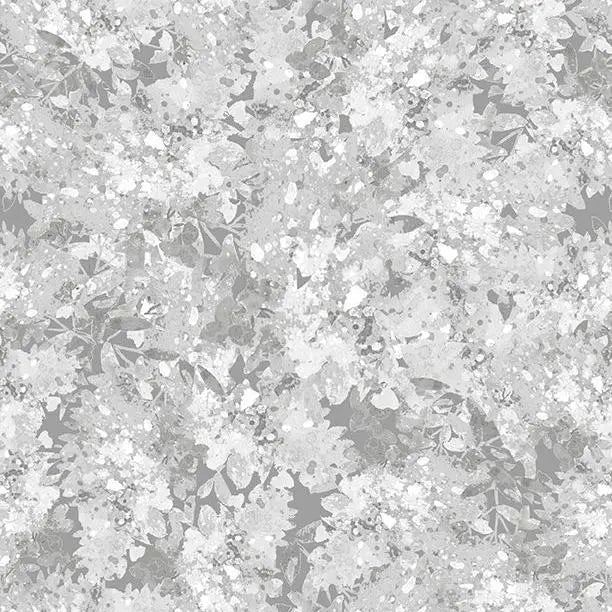 Gray Light Mirage Cotton Wideback Fabric per yard - Prismatic Fiber Arts