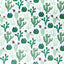 Green And White Sew Succulent Digital Cuddle Ivy Fabric per yard - Prismatic Fiber Arts