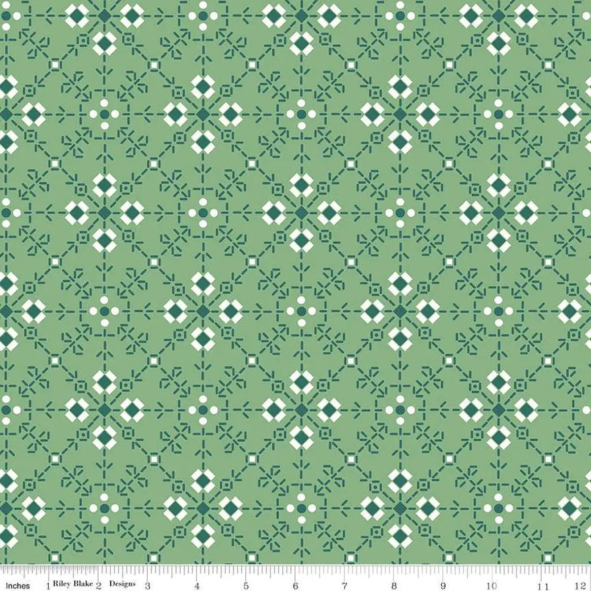 Green Backings Bee Plaid Cotton Wideback Fabric per yard - Prismatic Fiber Arts