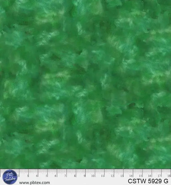 Green Color Stories Cotton Wideback Fabric per yard - Prismatic Fiber Arts