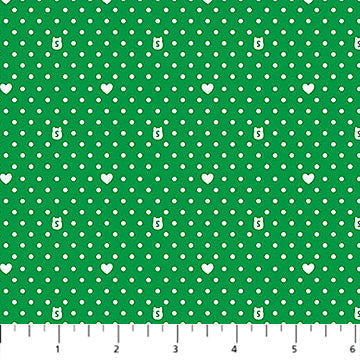 Green Coral Dot Blender Squishmallows Cotton 44"/45" Fabric Per Yard - Prismatic Fiber Arts